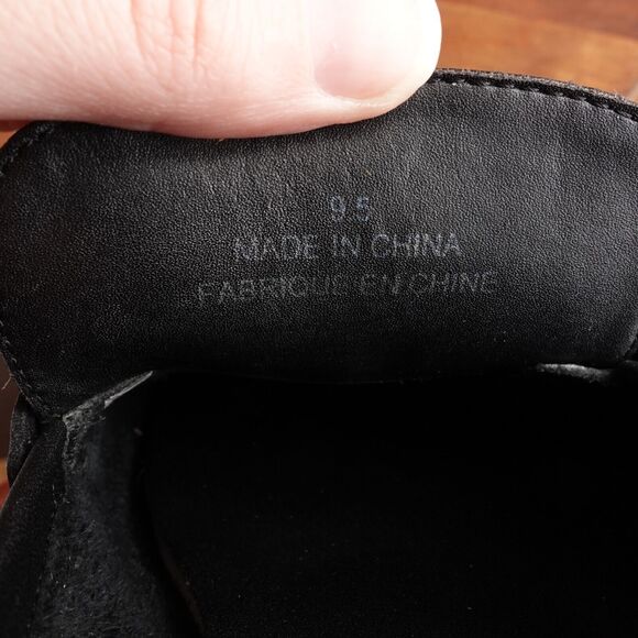 Jeffrey Campbell Loafer Womens SZ 9.5 BLK Velviteen Leather Slip On Horse Bit - Picture 13 of 13